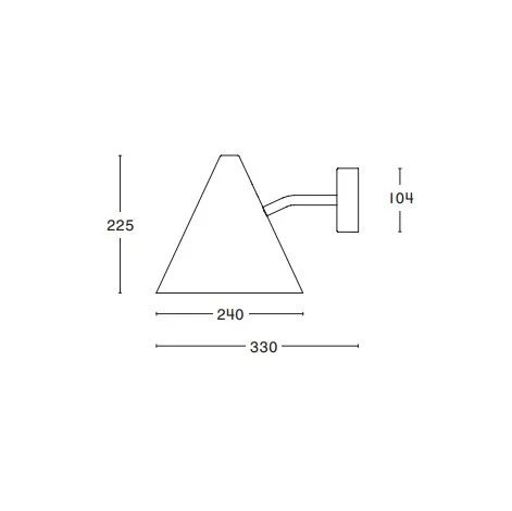 Orsjo Belysning Tratten Seinävalaisin 4 Orsjo Belysning Tratten Seinävalaisin - Image 2