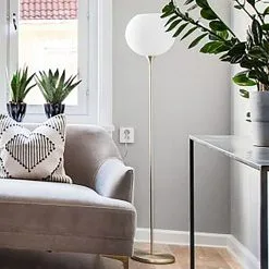 Globen Lighting Bowl Lattialamppu Opaalilasi -valaistuskauppa 40114 01 02 a9b12f22d0