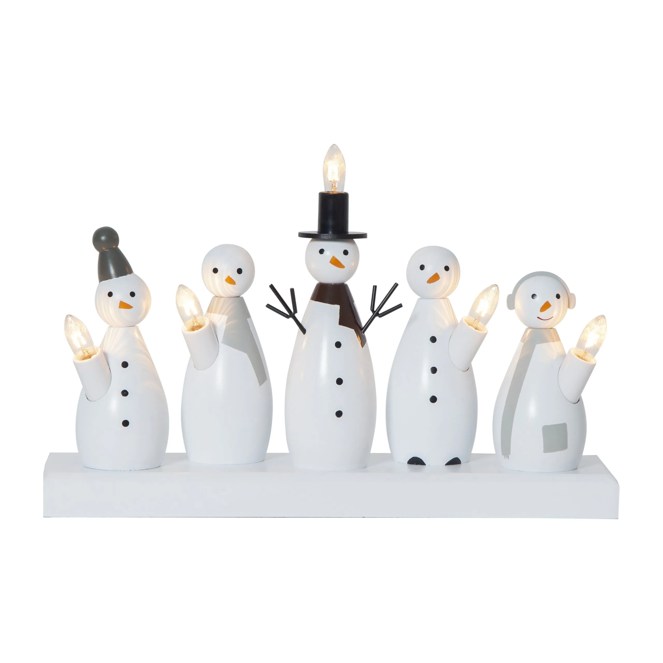 Star Trading Snowman Adventtikynttilänjalka 3 Star Trading Snowman Adventtikynttilänjalka