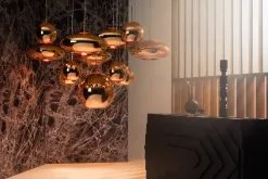 Tom Dixon Copper Round -riippuvalaisin LED Ø 45 Cm -valaistuskauppa 581661 01 70 ProductImageCollection d724fbeb2e