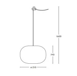 Orsjo Belysning Pebble Kattovalaisin Pullea -valaistuskauppa p 26192 02 02 9555577a4b