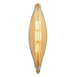 Star Trading Industrial Vintage -hehkulamppu, E27 LED Himmennettävä